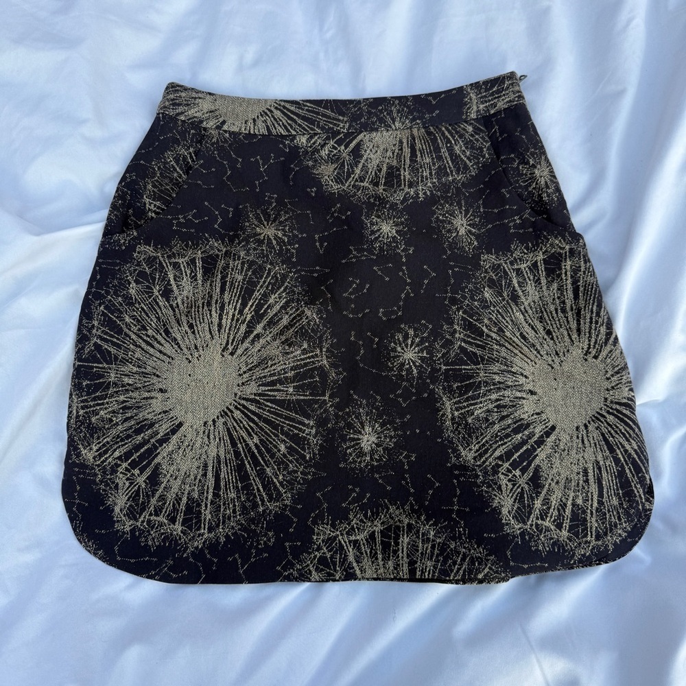 Luba by Hannah Payne Black & Gold Mini Skirt – Size 0 ✨